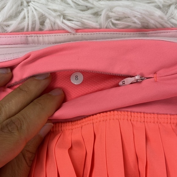 Lululemon Pleat To Street Skirt II Grapefruit - Picture 8 of 8
